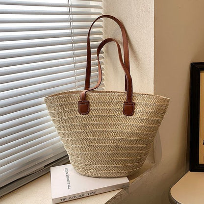 Straw Basket Shoulder Bag SpreePicky