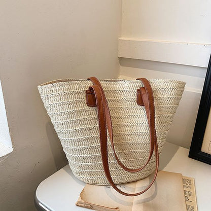 Straw Basket Shoulder Bag SpreePicky