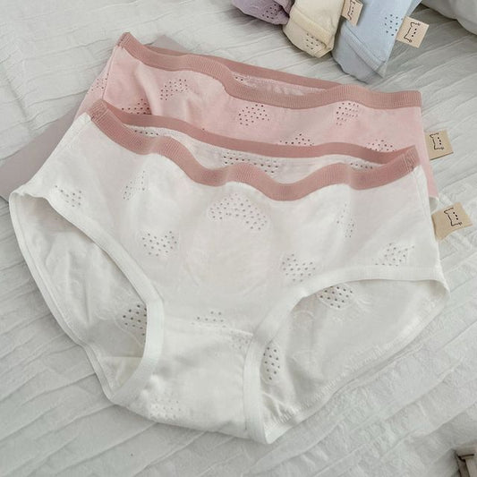 Plain Cutout Bikini Panties / Set SpreePicky