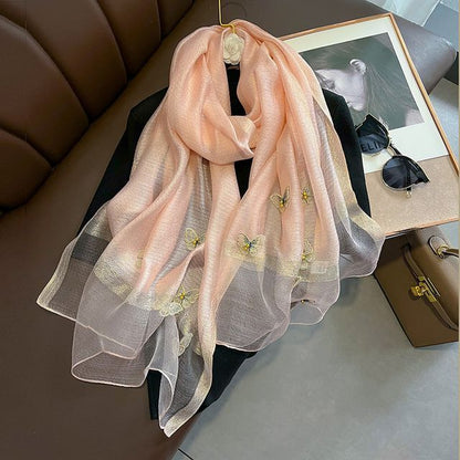 Butterfly Faux Pearl Shawl SpreePicky