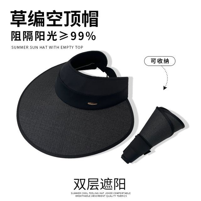 Piped Open Top Sun Hat SpreePicky