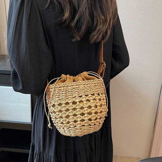 Straw Crossbody Bag SpreePicky