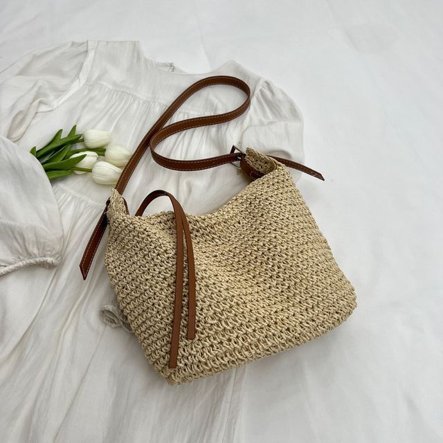 Straw Bucket Bag SpreePicky