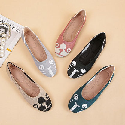 Cartoon Print Flats SpreePicky