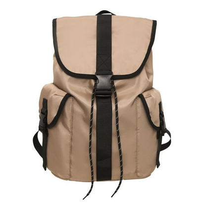 Flap Buckle Nylon Backpack mySite