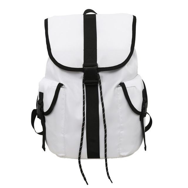 Flap Buckle Nylon Backpack mySite