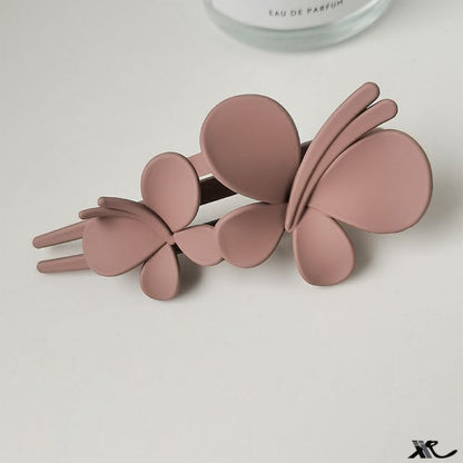 Matte Butterfly Resin Hair Clip SpreePicky