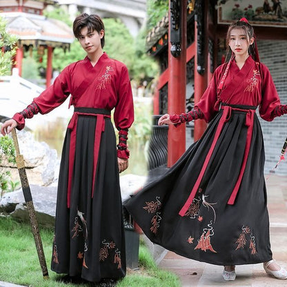 Couple Matching Traditional Chinese Costume Set: Long SpreePicky