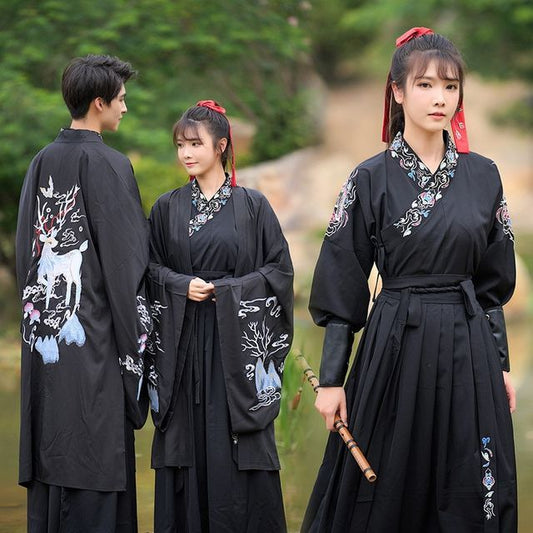 Couple Matching Traditional Chinese Costume Long SpreePicky