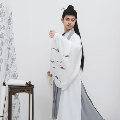 Traditional Chinese Costume Embroidered Robe / Long SpreePicky