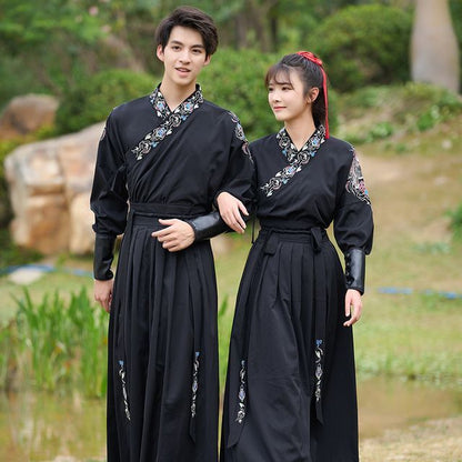 Couple Matching Traditional Chinese Costume Long SpreePicky