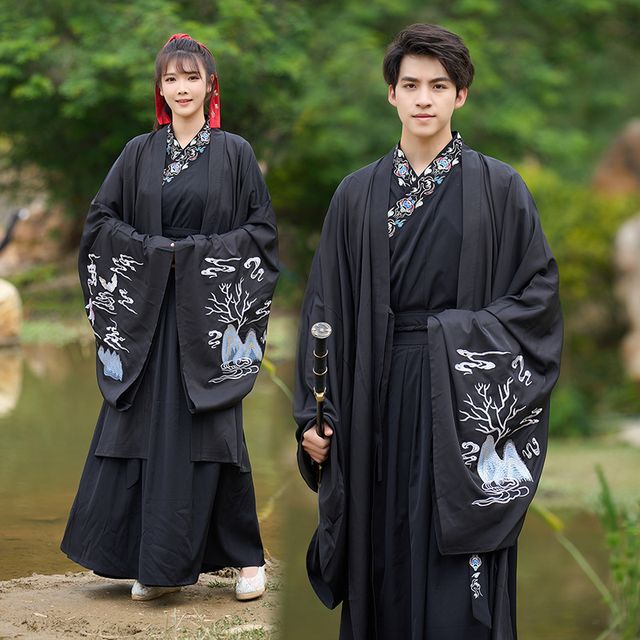 Couple Matching Traditional Chinese Costume Long SpreePicky