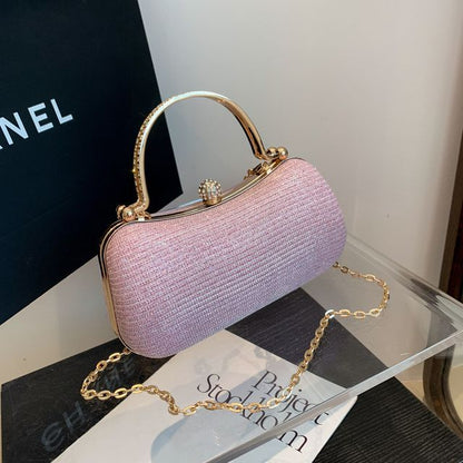 Chain Strap Glitter Evening Bag SpreePicky