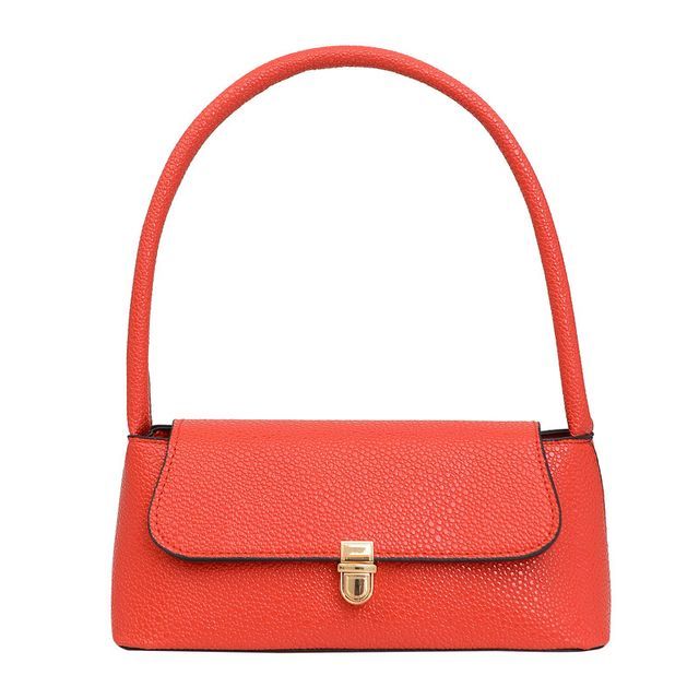 Grained Flap Shoulder Bag SpreePicky