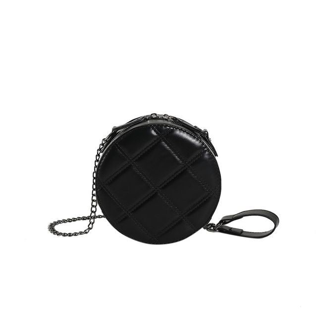 Quilted Round Crossbody Bag SpreePicky