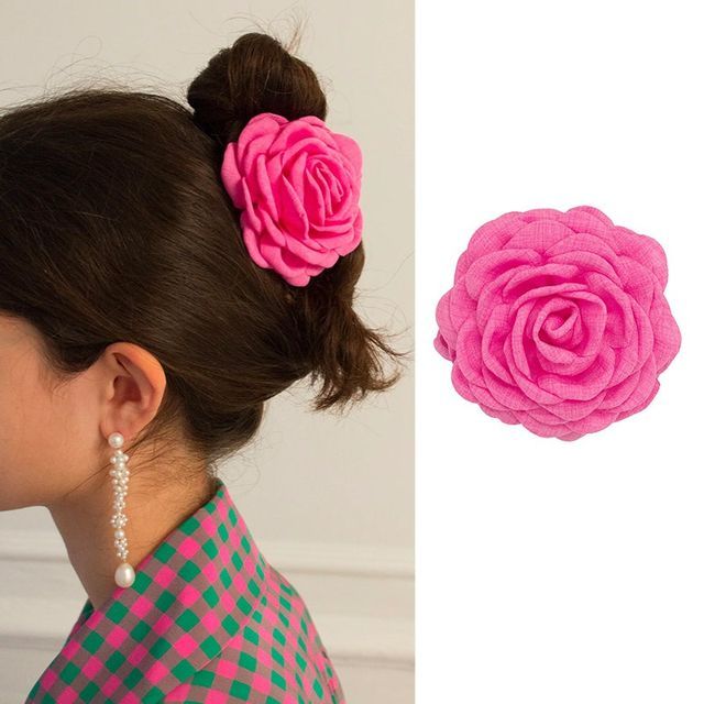 Floral Fabric Hair Clamp (various designs) SpreePicky