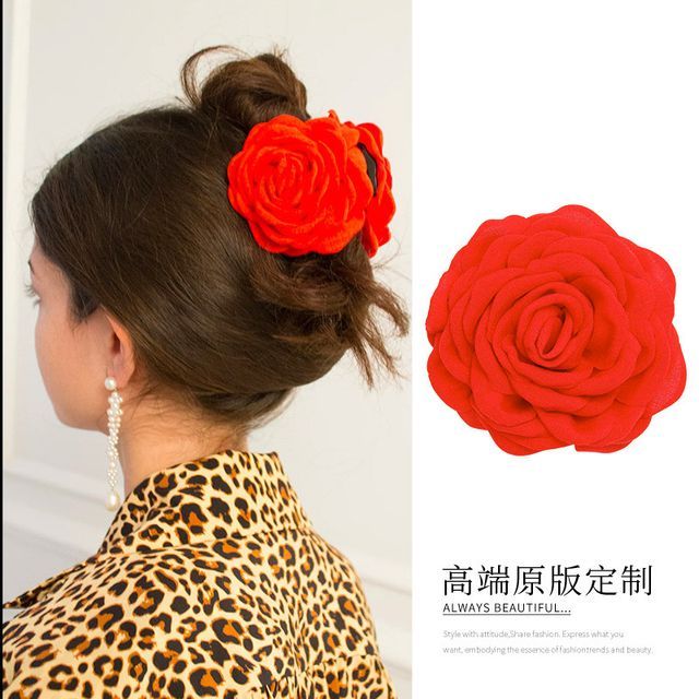 Floral Fabric Hair Clamp (various designs) SpreePicky