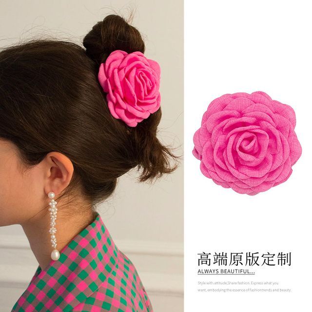 Floral Fabric Hair Clamp (various designs) SpreePicky