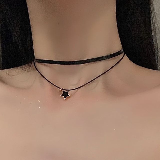 Pendant Layered Choker SpreePicky