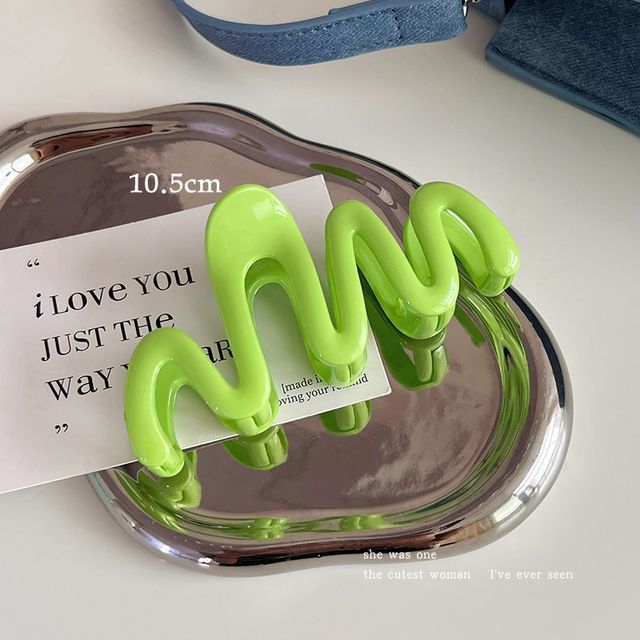 Curve Acrylic Hair Clamp SpreePicky