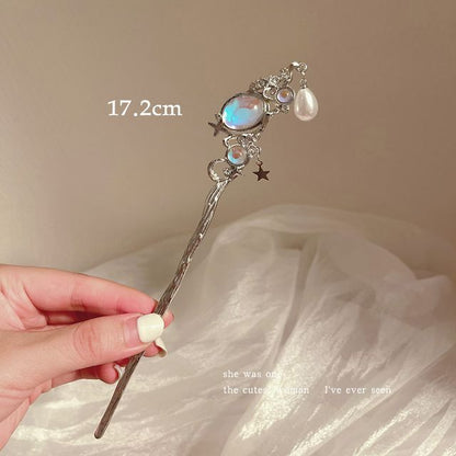 Floral Acrylic Alloy Hair Stick SpreePicky