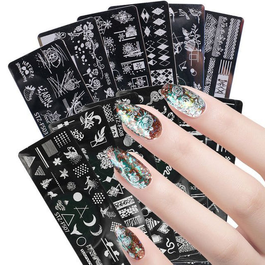 Stainless Steel Nail Art Stamping Plate SpreePicky