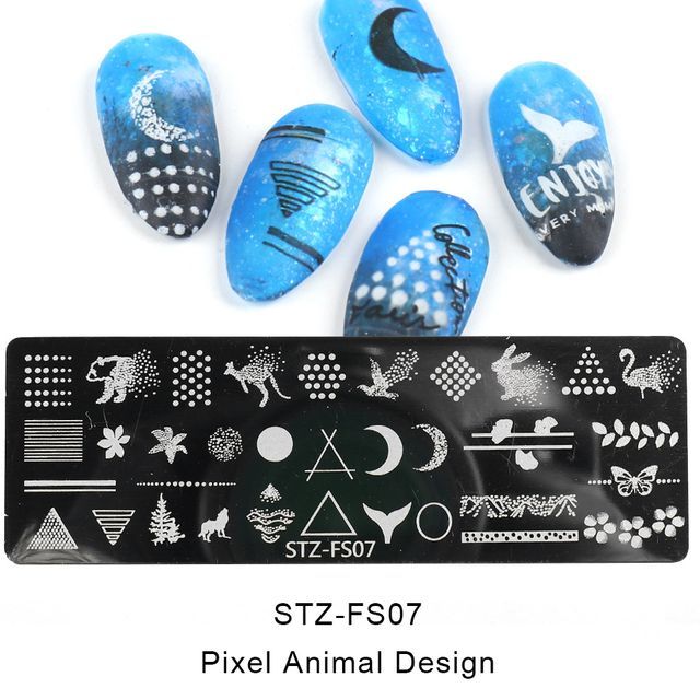 Stainless Steel Nail Art Stamping Plate SpreePicky