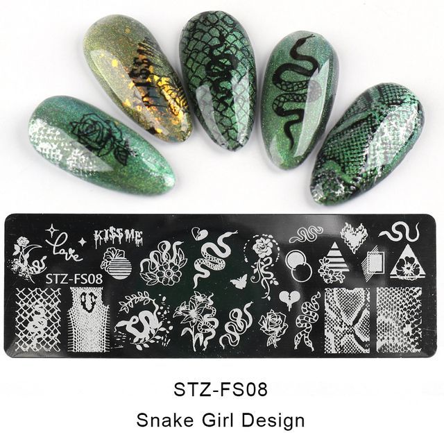 Stainless Steel Nail Art Stamping Plate SpreePicky