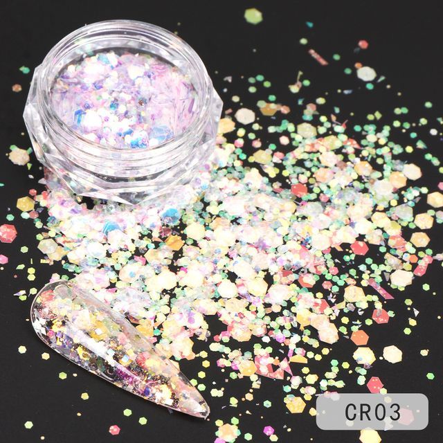 Sequin Nail Art Powder SpreePicky