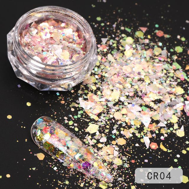 Sequin Nail Art Powder SpreePicky