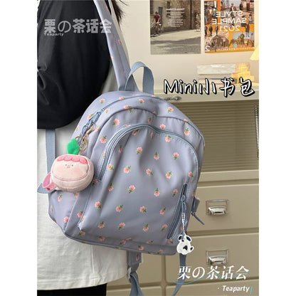 Floral Print Backpack SpreePicky