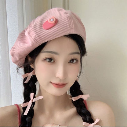 Heart Beret Hat SpreePicky