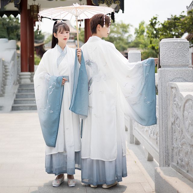 Dragon Embroidered Hanfu Jacket / Long SpreePicky