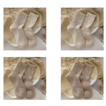 Ruffle Trim Socks Set SpreePicky