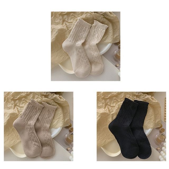 Ruffle Trim Socks Set SpreePicky