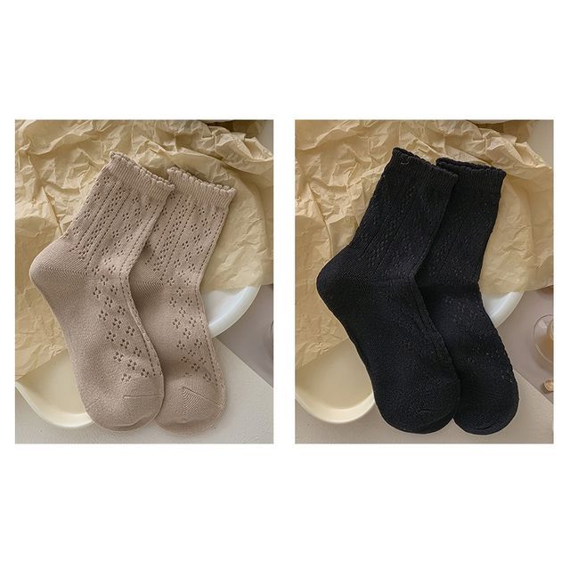 Ruffle Trim Socks Set SpreePicky