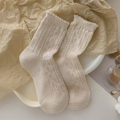 Ruffle Trim Socks Set SpreePicky