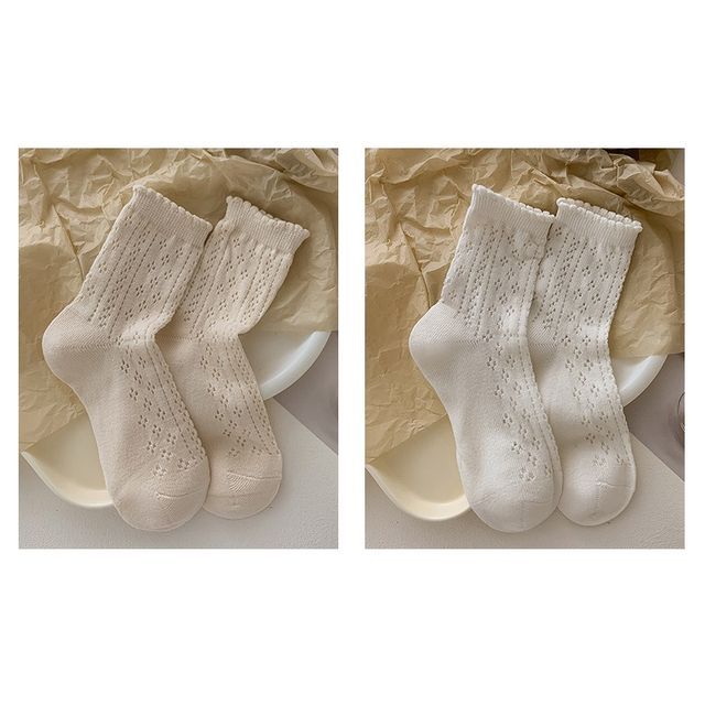 Ruffle Trim Socks Set SpreePicky