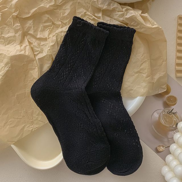 Ruffle Trim Socks Set SpreePicky