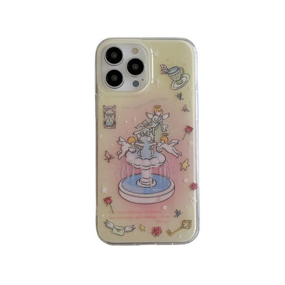 Cupid Fountain Phone Case - iPhone 11 / 12 / 12 Pro / 12 Pro Max / 13 / 13 Pro / 13 Pro Max / 14 / 14 Pro / 14 Pro Max SpreePicky