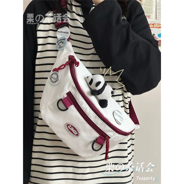 Lettering Logo Sling Bag / Charm / Set SpreePicky