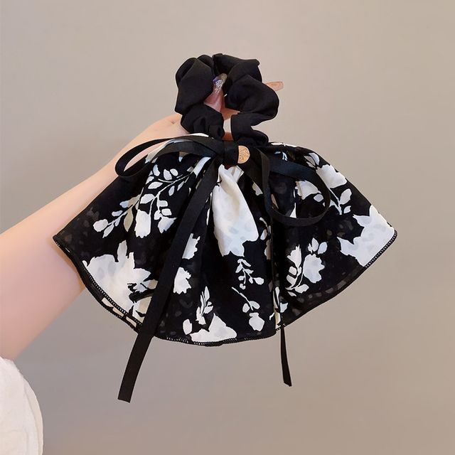 Floral Bow Scrunchie SpreePicky