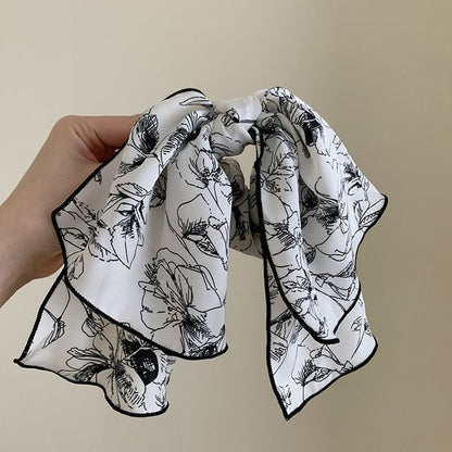 Floral Bow Scrunchie SpreePicky