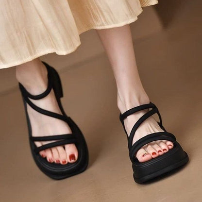 Platform Plain Sandals mySite