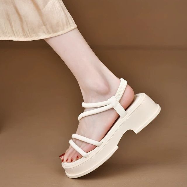 Platform Plain Sandals mySite