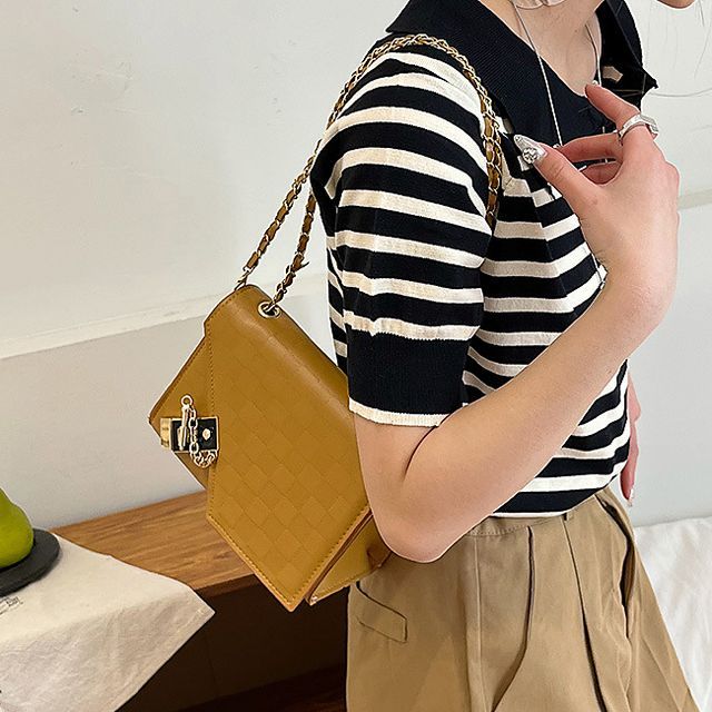 Flap Buckle Shoulder Bag SpreePicky