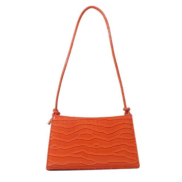 Crocodile Grain Shoulder Bag SpreePicky