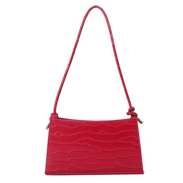 Crocodile Grain Shoulder Bag SpreePicky