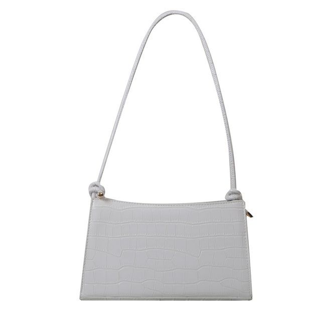 Crocodile Grain Shoulder Bag SpreePicky