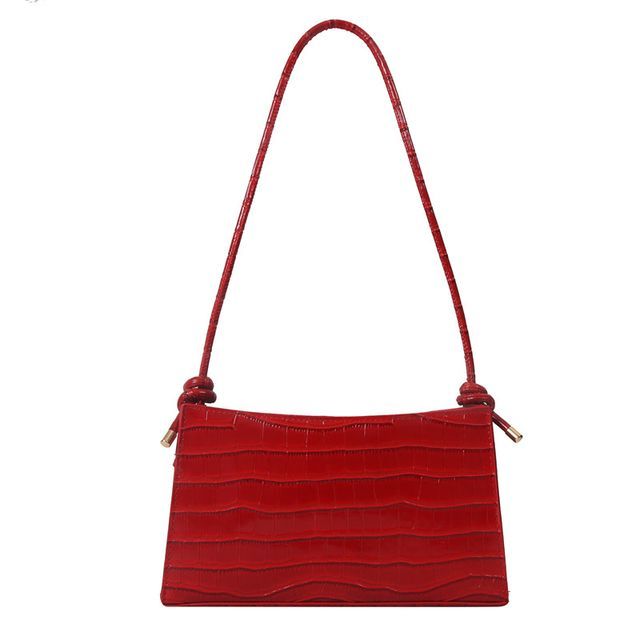 Crocodile Grain Shoulder Bag SpreePicky